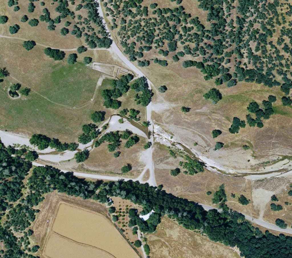 McCoy Road at NF Dibble Creek Aerial